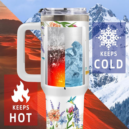 American Flag Cross Eagle Tumbler 40oz, Insulated 4th of July Cup Gift | Patriotic Tumbler Leakproof, Christian Gift for Dad Independence Day, Fathers Day Ideal Gifts for Man Anniversary, 1 Pack