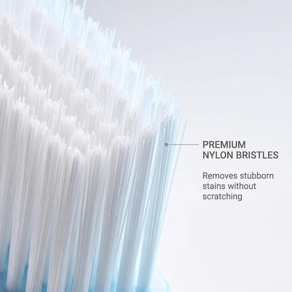 2 Pack Straw Cleaner Brush, Reusable Metal Handles Straw Cleaner Brush Extra Long for Stanley Mug 40, 30, 20 oz, 10mm Wide for Sippy Cup, Water Bottle and Tubes (Clear+Clear)