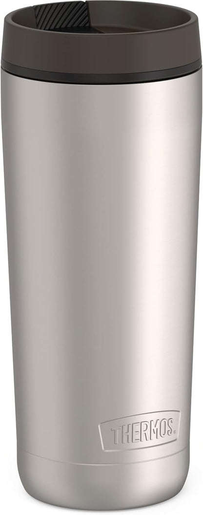 ALTA SERIES Stainless Steel Tumbler 18 Ounce, Matte Steel/Espresso Black