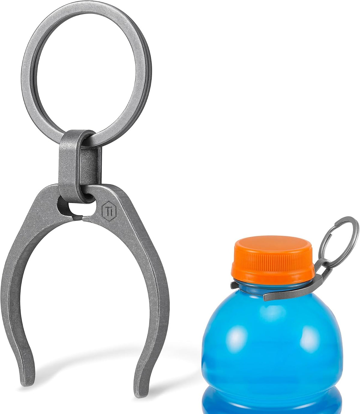 Titanium Water Bottle Clip, Lightweight, Corrosion-Resistant