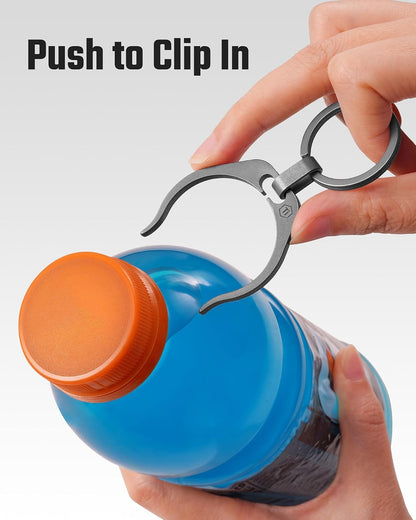 Titanium Water Bottle Clip, Lightweight, Corrosion-Resistant