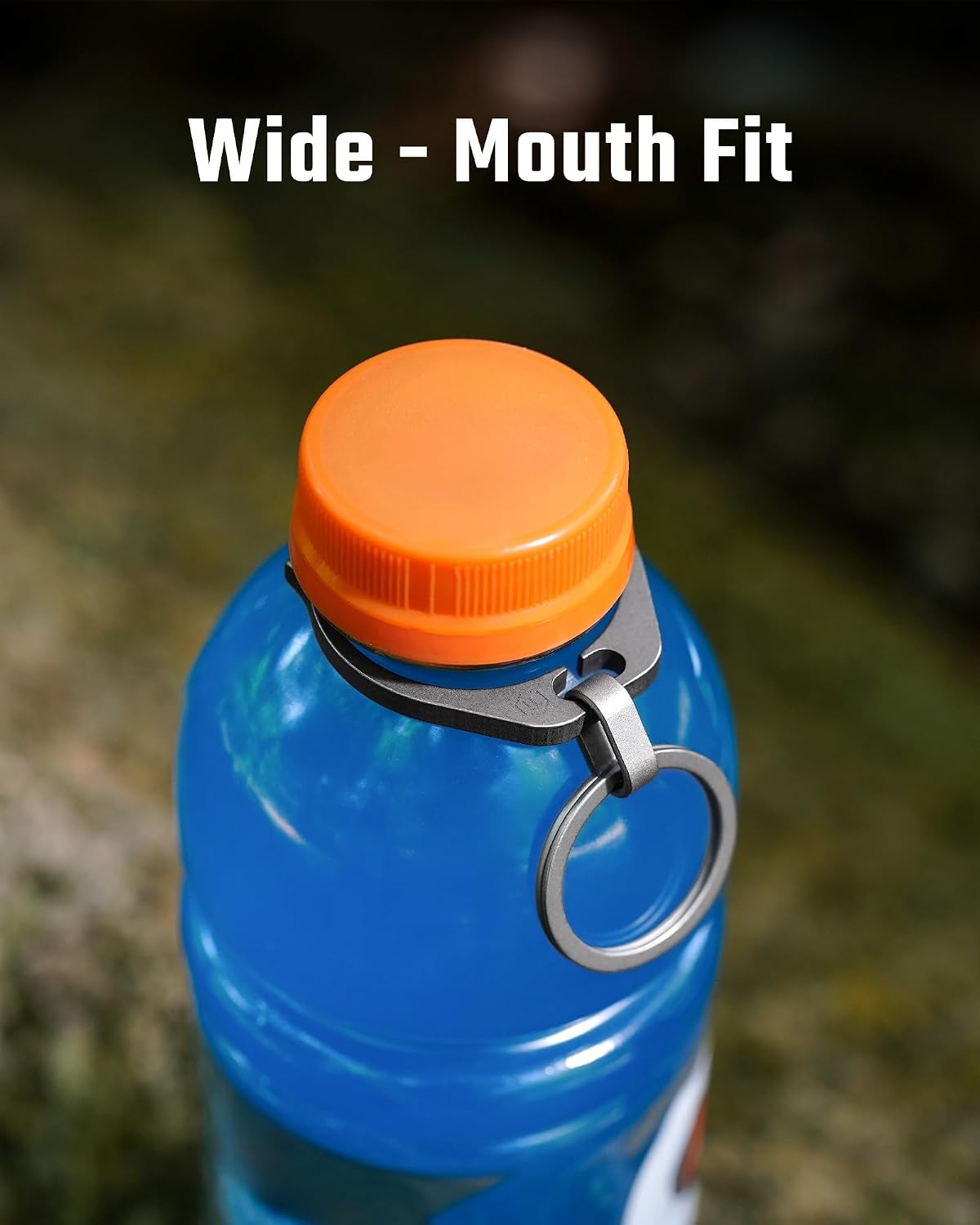 Titanium Water Bottle Clip, Lightweight, Corrosion-Resistant