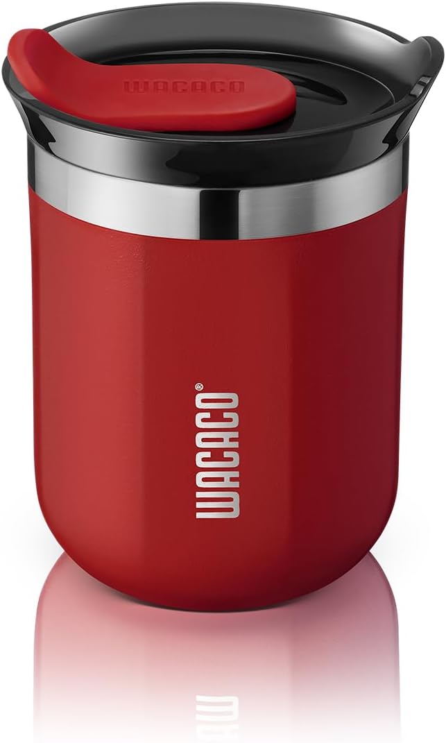 Octaroma Grande Vacuum Insulated Coffee Mug, 15 fl oz (435ml), Double-wall Stainless Steel Travel Tumbler With Drinking Lid, Dim Grey