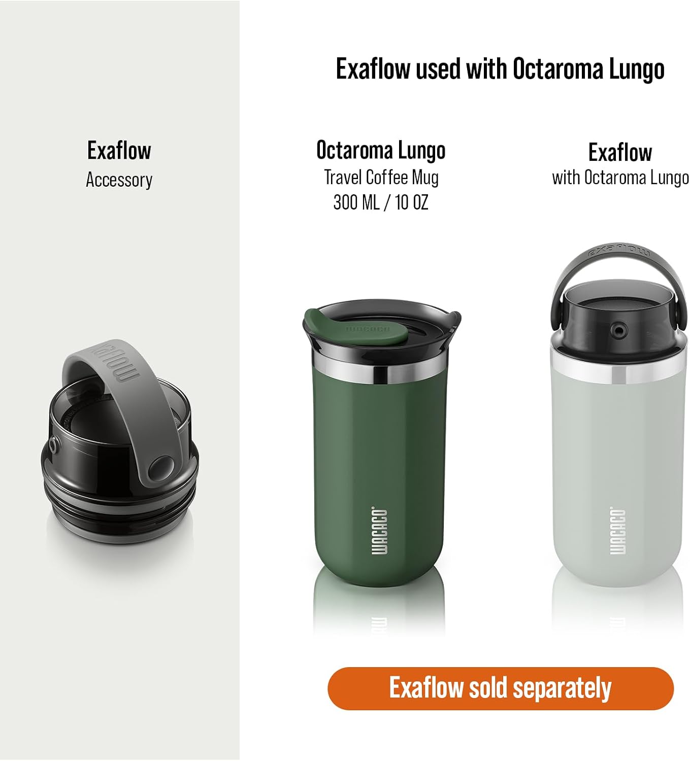 Octaroma Grande Vacuum Insulated Coffee Mug, 15 fl oz (435ml), Double-wall Stainless Steel Travel Tumbler With Drinking Lid, Dim Grey