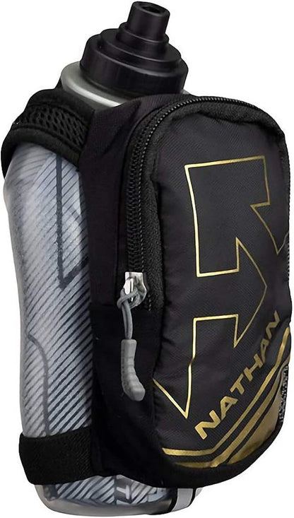 Nathan SpeedDraw Plus Insulated Handheld Water Bottle – Grip-Free Running Flask for Runners, Hiking, and Sports