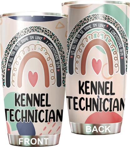 Let All You Do Be Done In Love Postal Clerk Tumbler Stainless Steel 20oz, Office Gifts Women Men Work Friends Coworker, Driking Coffee Cup For Birthday Christmas - Colors P
