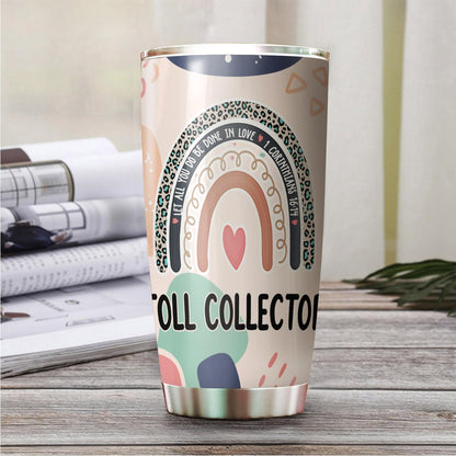Let All You Do Be Done In Love Postal Clerk Tumbler Stainless Steel 20oz, Office Gifts Women Men Work Friends Coworker, Driking Coffee Cup For Birthday Christmas - Colors P