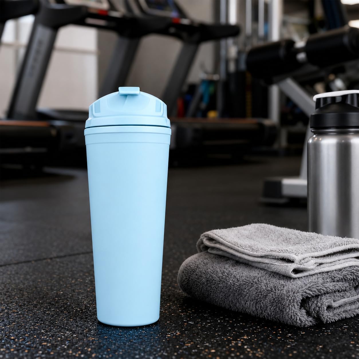 Coffee Cup 650ml – Blue Insulated Travel Mug with Leak-Proof Flip Lid
