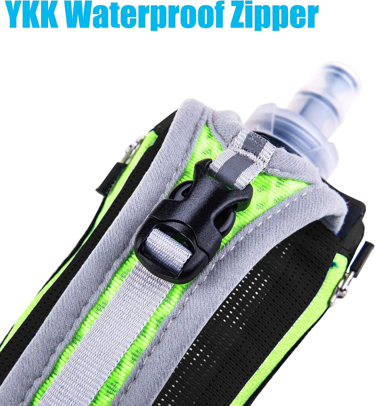 Quick Grip Chill 17 oz Handheld Soft Flask Water Bottle with Hydration Pack