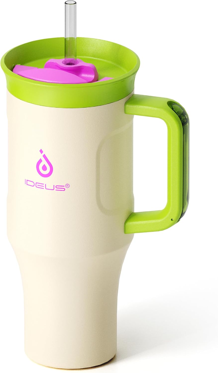 20 oz Tumbler, Travel Coffee Mug with Splash Proof Sliding Lid, Double Wall Stainless Steel Vacuum Insulated Coffee Mug for Home and Office, Keep Beverages Hot or Cold, Avocado Green