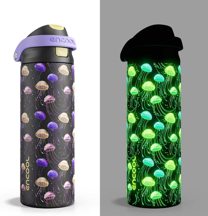 Leakproof Insulated Water Bottle with Straw Dual-Sip Water Bottle Bag-Safe Design for Work, Commute & Gym – Keeps Drinks Cold All Day, 24 oz, Clay Grey - Colors A