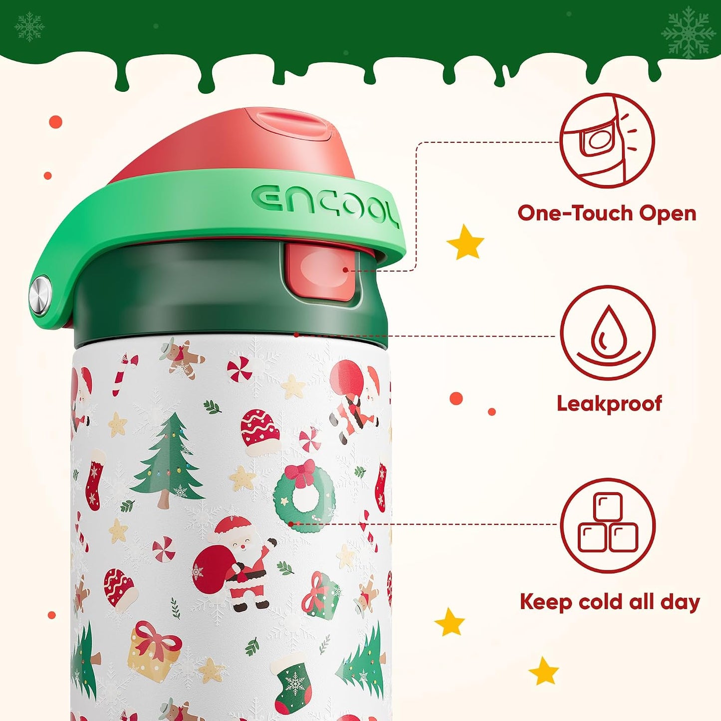 Leakproof Insulated Water Bottle with Straw Dual-Sip Water Bottle Bag-Safe Design for Work, Commute & Gym – Keeps Drinks Cold All Day, 24 oz, Clay Grey - Colors A