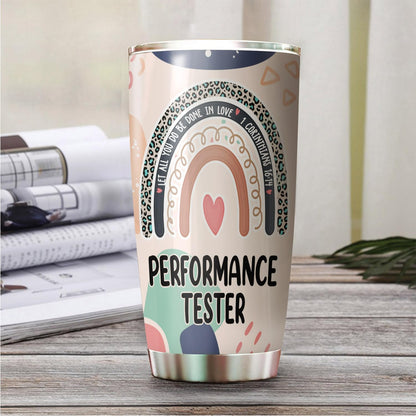 Let All You Do Be Done In Love Postal Clerk Tumbler Stainless Steel 20oz, Office Gifts Women Men Work Friends Coworker, Driking Coffee Cup For Birthday Christmas - Colors N