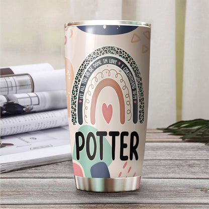 Let All You Do Be Done In Love Postal Clerk Tumbler Stainless Steel 20oz, Office Gifts Women Men Work Friends Coworker, Driking Coffee Cup For Birthday Christmas - Colors N