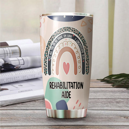 Let All You Do Be Done In Love Postal Clerk Tumbler Stainless Steel 20oz, Office Gifts Women Men Work Friends Coworker, Driking Coffee Cup For Birthday Christmas - Colors N