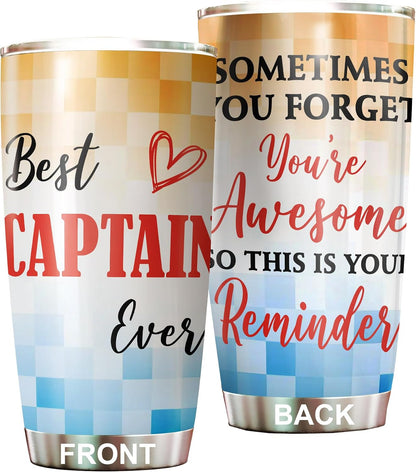 Best Caterer Ever Tumbler Stainless Steel 20oz, Office Gifts Women Men Work Friends Coworker, Driking Coffee Cup For Birthday Christmas - Colors A