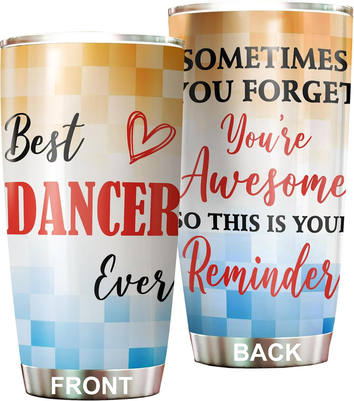 Best Caterer Ever Tumbler Stainless Steel 20oz, Office Gifts Women Men Work Friends Coworker, Driking Coffee Cup For Birthday Christmas - Colors A