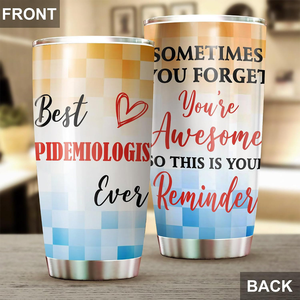 Best Caterer Ever Tumbler Stainless Steel 20oz, Office Gifts Women Men Work Friends Coworker, Driking Coffee Cup For Birthday Christmas - Colors A