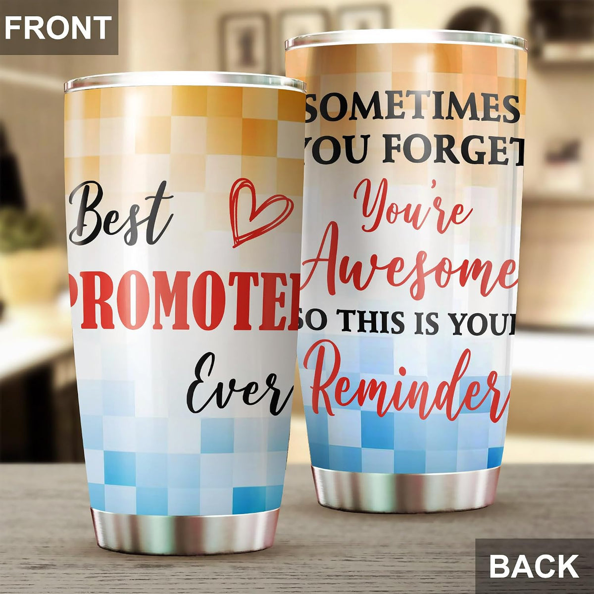 Best Caterer Ever Tumbler Stainless Steel 20oz, Office Gifts Women Men Work Friends Coworker, Driking Coffee Cup For Birthday Christmas - Colors A