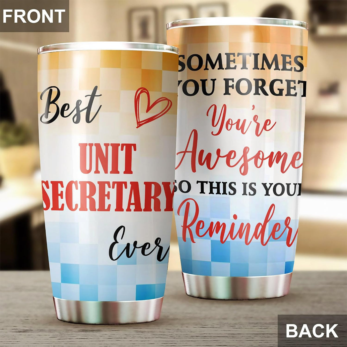 Best Caterer Ever Tumbler Stainless Steel 20oz, Office Gifts Women Men Work Friends Coworker, Driking Coffee Cup For Birthday Christmas - Colors A