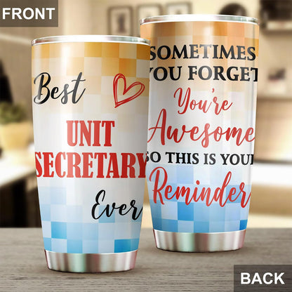 Best Caterer Ever Tumbler Stainless Steel 20oz, Office Gifts Women Men Work Friends Coworker, Driking Coffee Cup For Birthday Christmas - Colors A