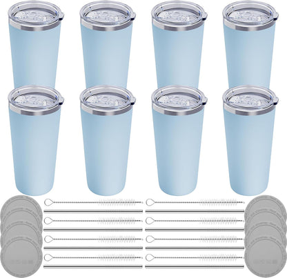 20oz Travel Coffee Tumbler, 18/8 Stainless Steel Cup Mint Green