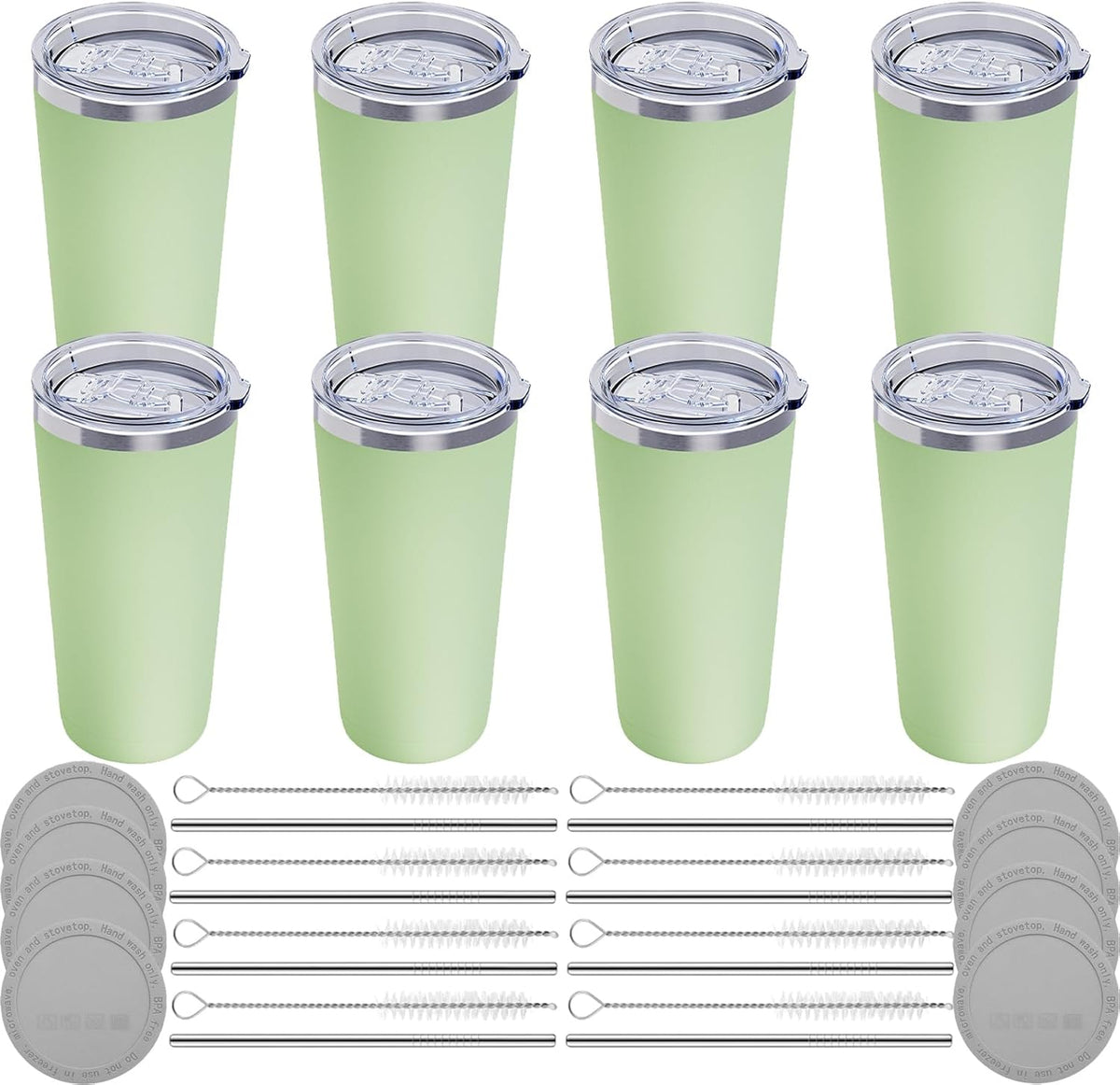 20oz Travel Coffee Tumbler, 18/8 Stainless Steel Cup Mint Green