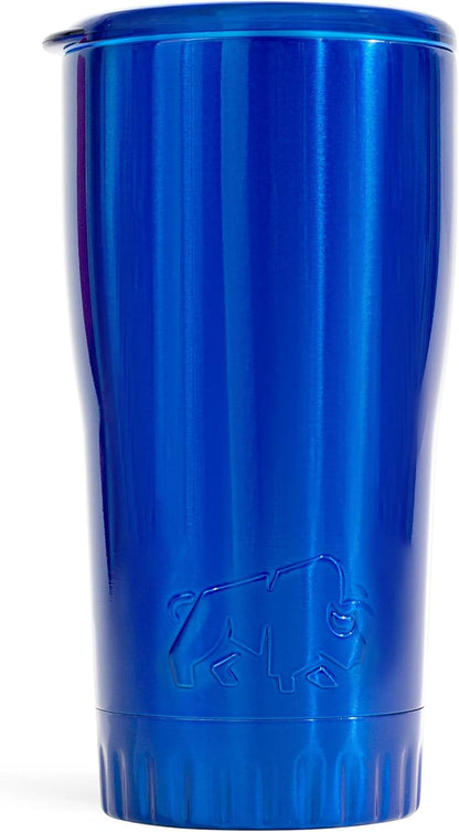 Royal Blue Flip Top, Vacuum Insulated Water Bottle, 30oz | Double Walled, Stainless Steel, Tumbler, Leakproof Lid, Keeps Hot and Cold, Travel Coffee Mug, Cup, 0.89 Liters