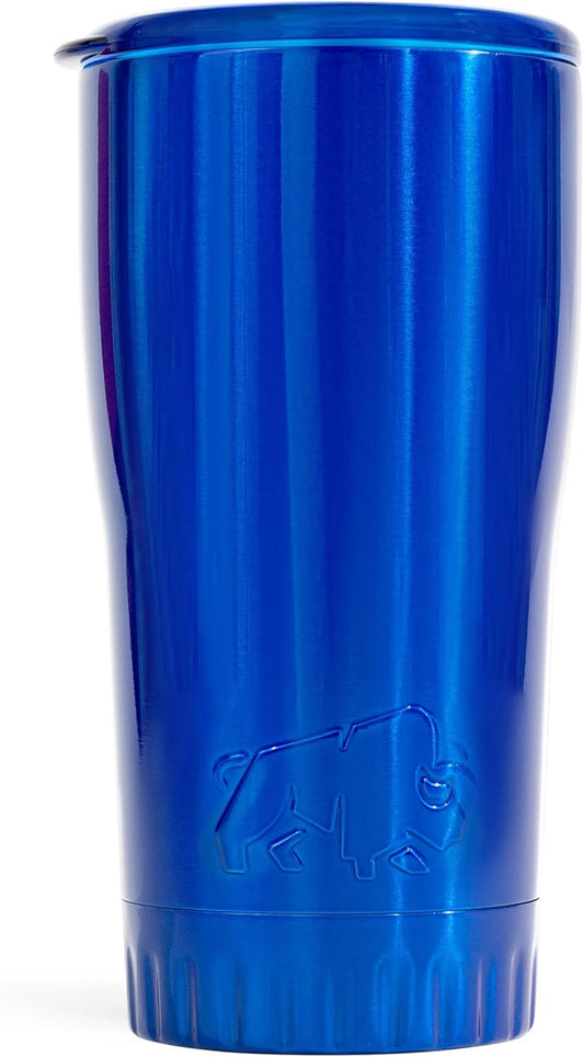 Royal Blue Flip Top, Vacuum Insulated Water Bottle, 30oz | Double Walled, Stainless Steel, Tumbler, Leakproof Lid, Keeps Hot and Cold, Travel Coffee Mug, Cup, 0.89 Liters