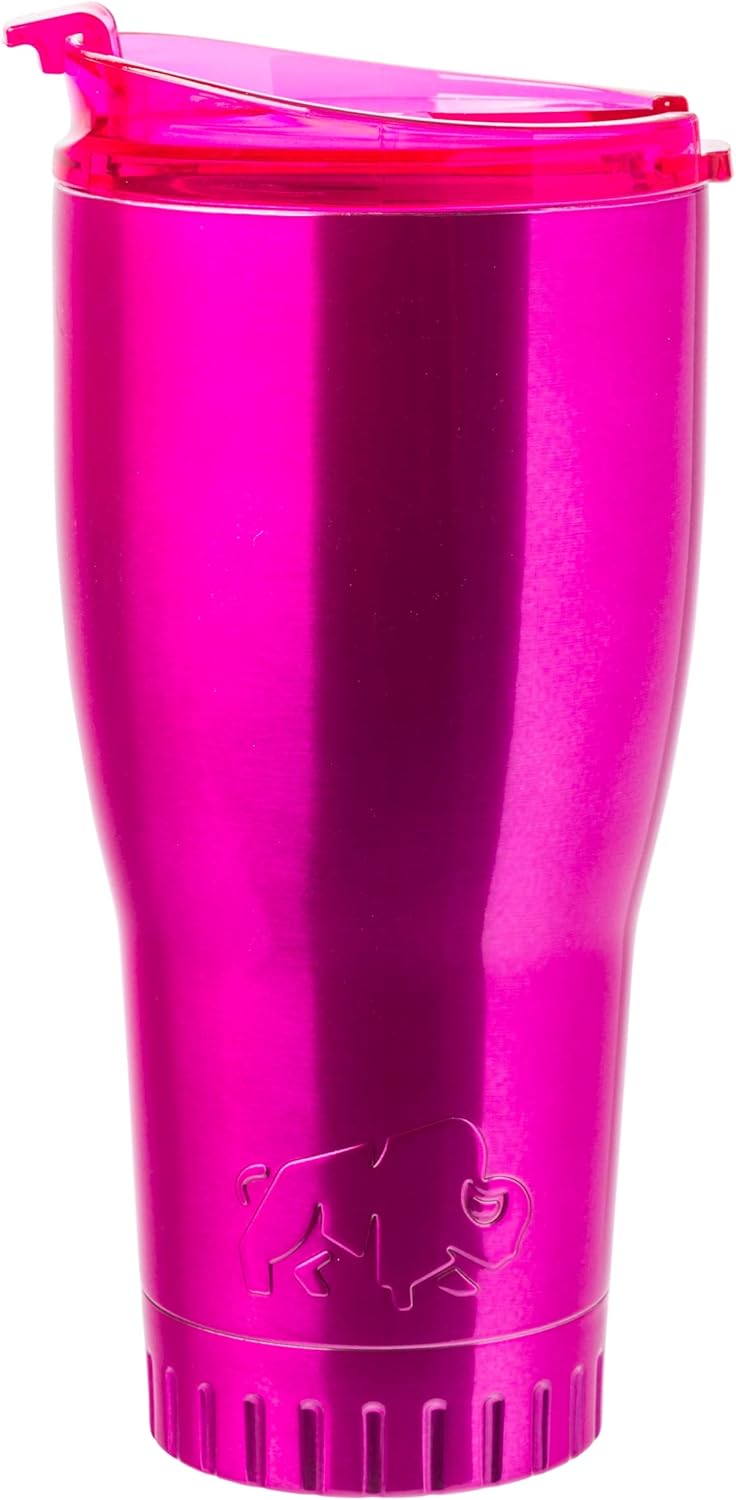 Royal Blue Flip Top, Vacuum Insulated Water Bottle, 30oz | Double Walled, Stainless Steel, Tumbler, Leakproof Lid, Keeps Hot and Cold, Travel Coffee Mug, Cup, 0.89 Liters