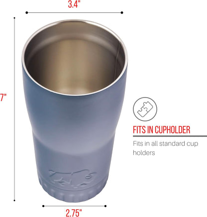 Royal Blue Flip Top, Vacuum Insulated Water Bottle, 30oz | Double Walled, Stainless Steel, Tumbler, Leakproof Lid, Keeps Hot and Cold, Travel Coffee Mug, Cup, 0.89 Liters