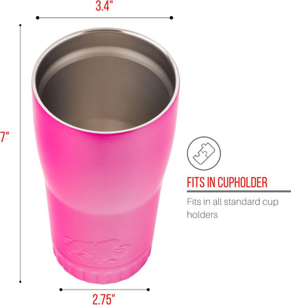 Royal Blue Flip Top, Vacuum Insulated Water Bottle, 30oz | Double Walled, Stainless Steel, Tumbler, Leakproof Lid, Keeps Hot and Cold, Travel Coffee Mug, Cup, 0.89 Liters