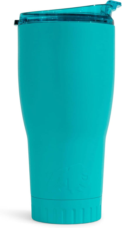 Royal Blue Flip Top, Vacuum Insulated Water Bottle, 30oz | Double Walled, Stainless Steel, Tumbler, Leakproof Lid, Keeps Hot and Cold, Travel Coffee Mug, Cup, 0.89 Liters