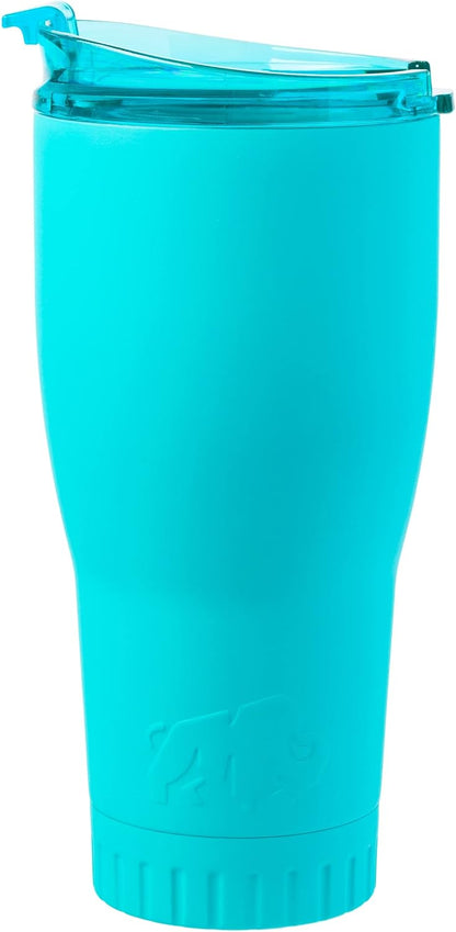 Royal Blue Flip Top, Vacuum Insulated Water Bottle, 30oz | Double Walled, Stainless Steel, Tumbler, Leakproof Lid, Keeps Hot and Cold, Travel Coffee Mug, Cup, 0.89 Liters