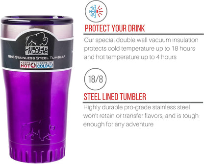 Royal Blue Flip Top, Vacuum Insulated Water Bottle, 30oz | Double Walled, Stainless Steel, Tumbler, Leakproof Lid, Keeps Hot and Cold, Travel Coffee Mug, Cup, 0.89 Liters