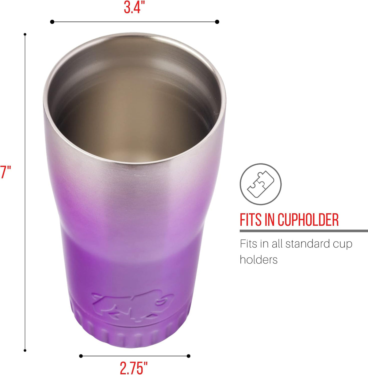 Royal Blue Flip Top, Vacuum Insulated Water Bottle, 30oz | Double Walled, Stainless Steel, Tumbler, Leakproof Lid, Keeps Hot and Cold, Travel Coffee Mug, Cup, 0.89 Liters