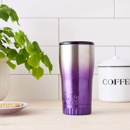 Royal Blue Flip Top, Vacuum Insulated Water Bottle, 30oz | Double Walled, Stainless Steel, Tumbler, Leakproof Lid, Keeps Hot and Cold, Travel Coffee Mug, Cup, 0.89 Liters
