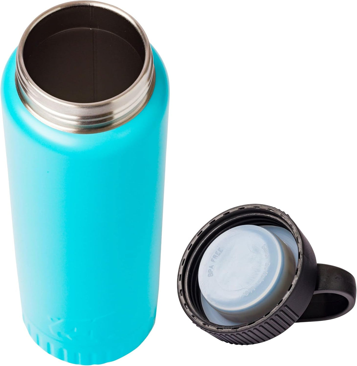 Royal Blue Flip Top, Vacuum Insulated Water Bottle, 30oz | Double Walled, Stainless Steel, Tumbler, Leakproof Lid, Keeps Hot and Cold, Travel Coffee Mug, Cup, 0.89 Liters