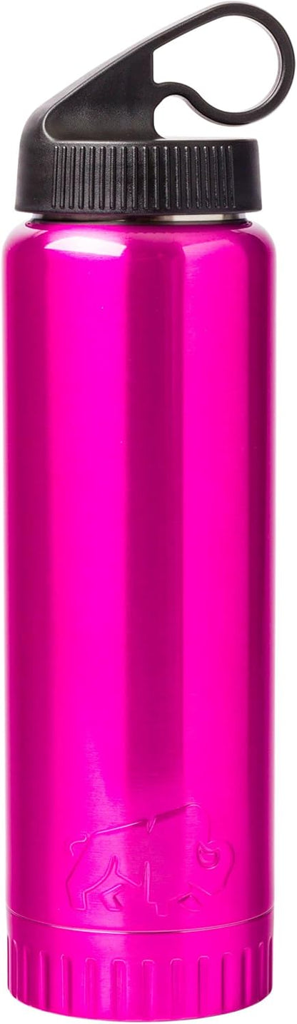 Royal Blue Flip Top, Vacuum Insulated Water Bottle, 30oz | Double Walled, Stainless Steel, Tumbler, Leakproof Lid, Keeps Hot and Cold, Travel Coffee Mug, Cup, 0.89 Liters