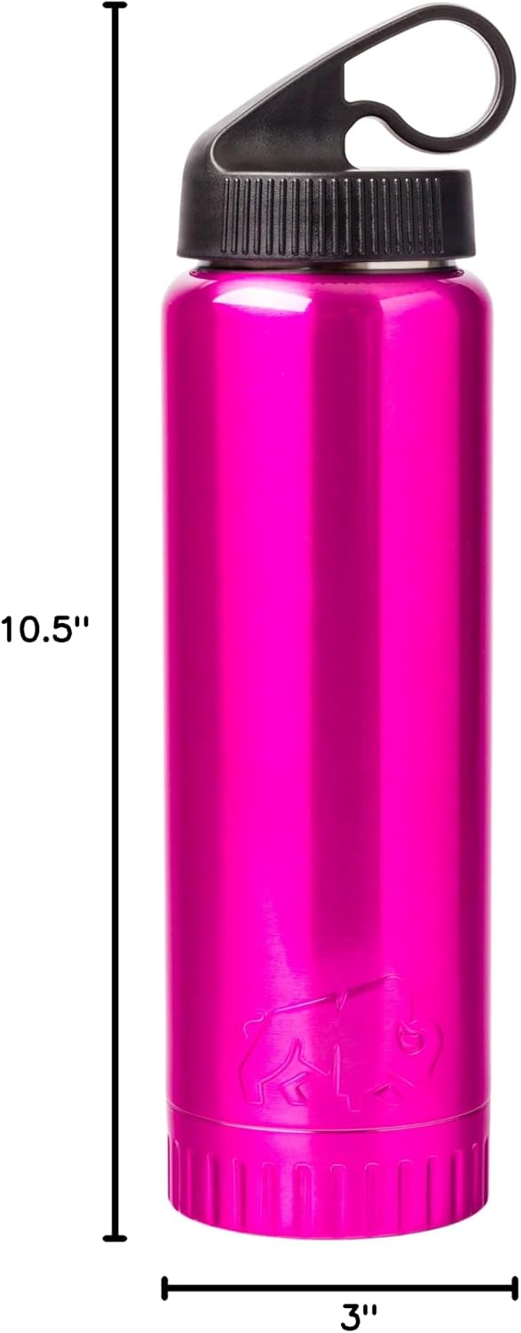 Royal Blue Flip Top, Vacuum Insulated Water Bottle, 30oz | Double Walled, Stainless Steel, Tumbler, Leakproof Lid, Keeps Hot and Cold, Travel Coffee Mug, Cup, 0.89 Liters