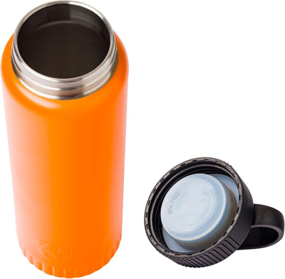Royal Blue Flip Top, Vacuum Insulated Water Bottle, 30oz | Double Walled, Stainless Steel, Tumbler, Leakproof Lid, Keeps Hot and Cold, Travel Coffee Mug, Cup, 0.89 Liters