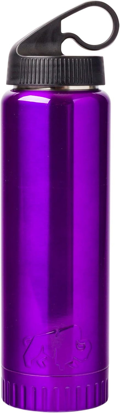 Royal Blue Flip Top, Vacuum Insulated Water Bottle, 30oz | Double Walled, Stainless Steel, Tumbler, Leakproof Lid, Keeps Hot and Cold, Travel Coffee Mug, Cup, 0.89 Liters