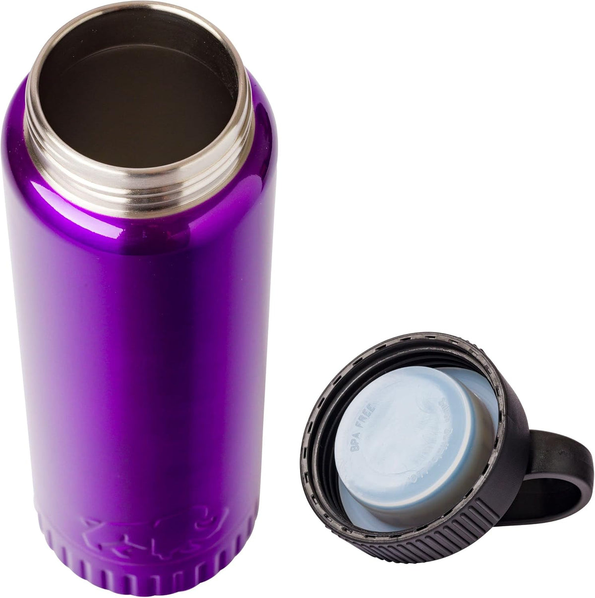 Royal Blue Flip Top, Vacuum Insulated Water Bottle, 30oz | Double Walled, Stainless Steel, Tumbler, Leakproof Lid, Keeps Hot and Cold, Travel Coffee Mug, Cup, 0.89 Liters