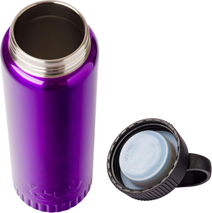 Royal Blue Flip Top, Vacuum Insulated Water Bottle, 30oz | Double Walled, Stainless Steel, Tumbler, Leakproof Lid, Keeps Hot and Cold, Travel Coffee Mug, Cup, 0.89 Liters