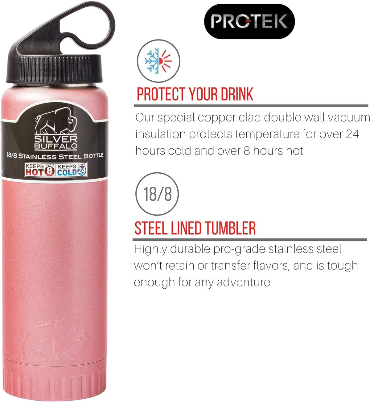 Royal Blue Flip Top, Vacuum Insulated Water Bottle, 30oz | Double Walled, Stainless Steel, Tumbler, Leakproof Lid, Keeps Hot and Cold, Travel Coffee Mug, Cup, 0.89 Liters