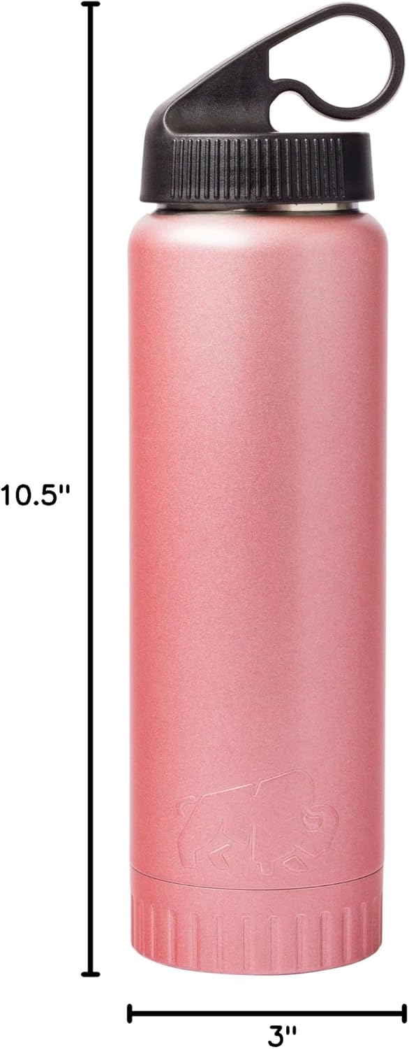 Royal Blue Flip Top, Vacuum Insulated Water Bottle, 30oz | Double Walled, Stainless Steel, Tumbler, Leakproof Lid, Keeps Hot and Cold, Travel Coffee Mug, Cup, 0.89 Liters