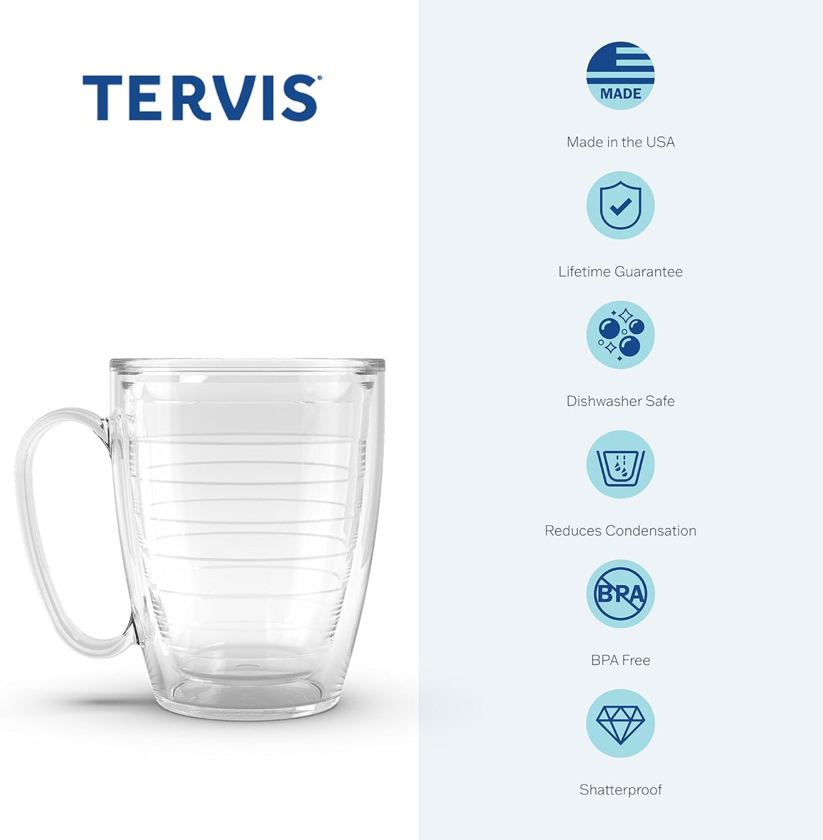 Tervis Made in USA Double Walled University of Florida Gators Insulated Tumbler Cup Keeps Drinks Cold & Hot, 16oz, Gator - Colors B