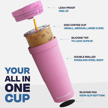 Togo Buddy 30oz Tumbler - Spill-Proof Flip Lid (Blue Pencil) - Colors C