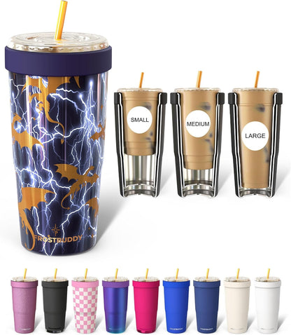 Togo Buddy 30oz Tumbler - Spill-Proof Flip Lid (Blue Pencil) - Colors C