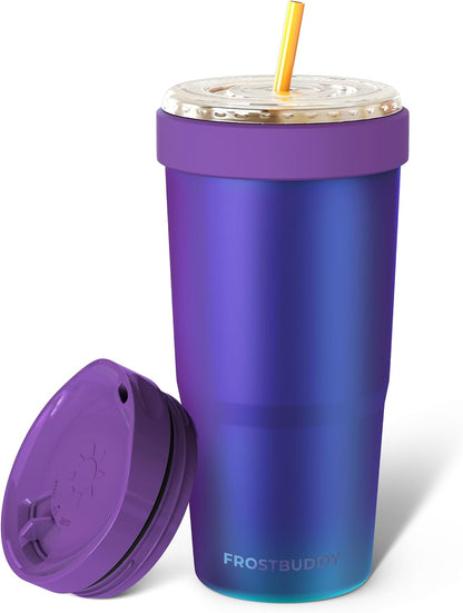 Togo Buddy 30oz Tumbler - Spill-Proof Flip Lid (Blue Pencil) - Colors C